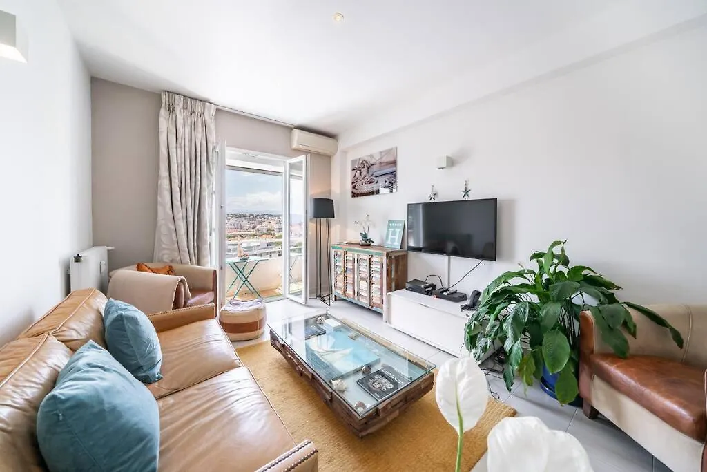 Superbe Appartement Vue Mer Gallia Cannes