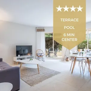 3p Garden-level With Pool Cannes